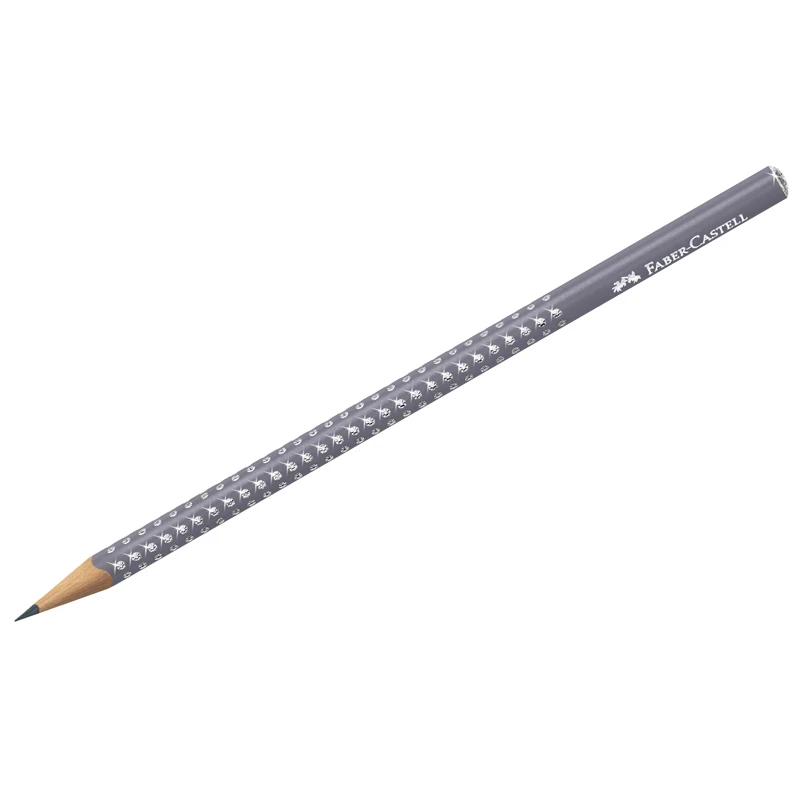 Карандаш ч/г Faber-Castell "Sparkle" В, трехгран., заточен., бархатный Карандаш ч/г Faber-Castell "Sparkle" В, трехгран., заточен., бархатный