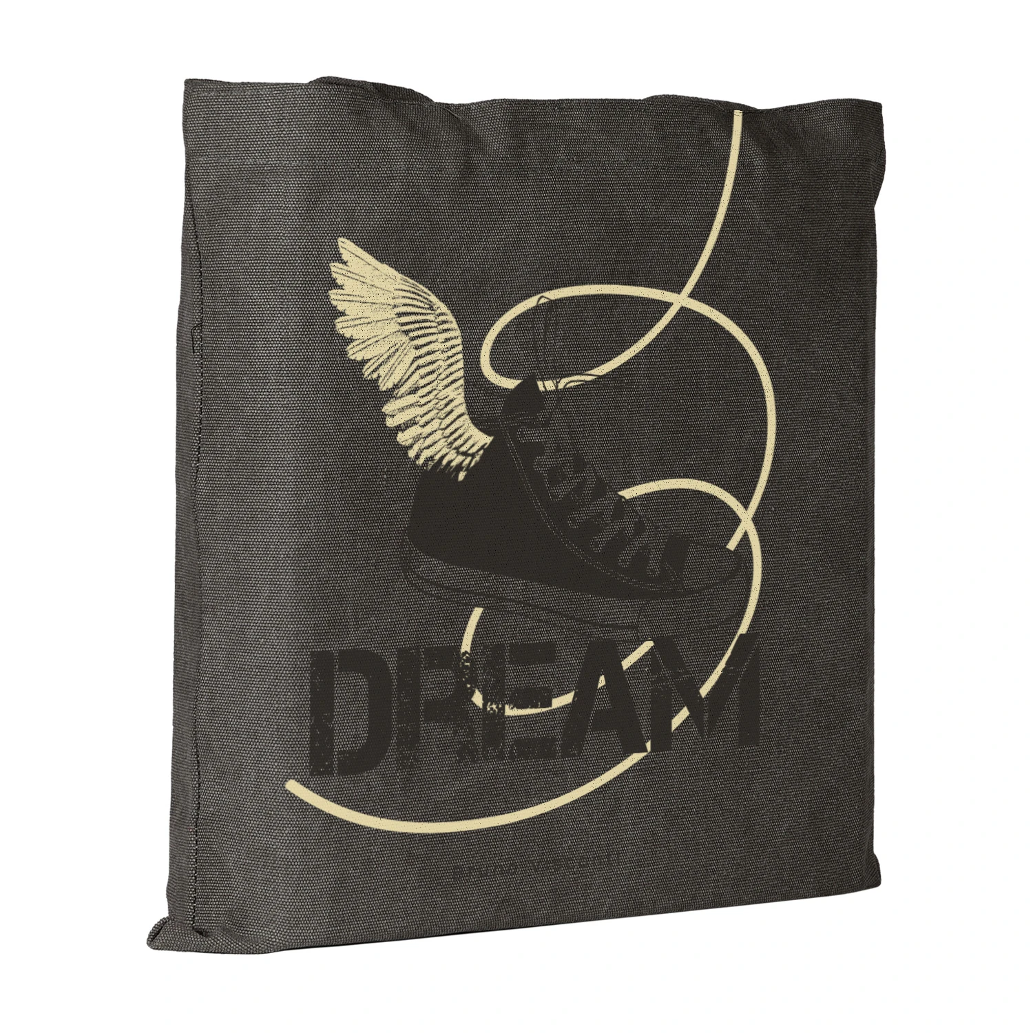 СУМКА-ШОППЕР КВАДРАТНАЯ, СЕРАЯ "МЕЧТА" 39x39 cm СУМКА-ШОППЕР КВАДРАТНАЯ, СЕРАЯ "МЕЧТА" 39x39 cm