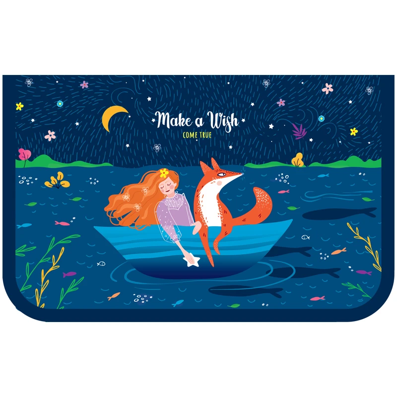 Пенал 1 отделение, 210*130 ArtSpace "Fairy Tale", две откидные секции,