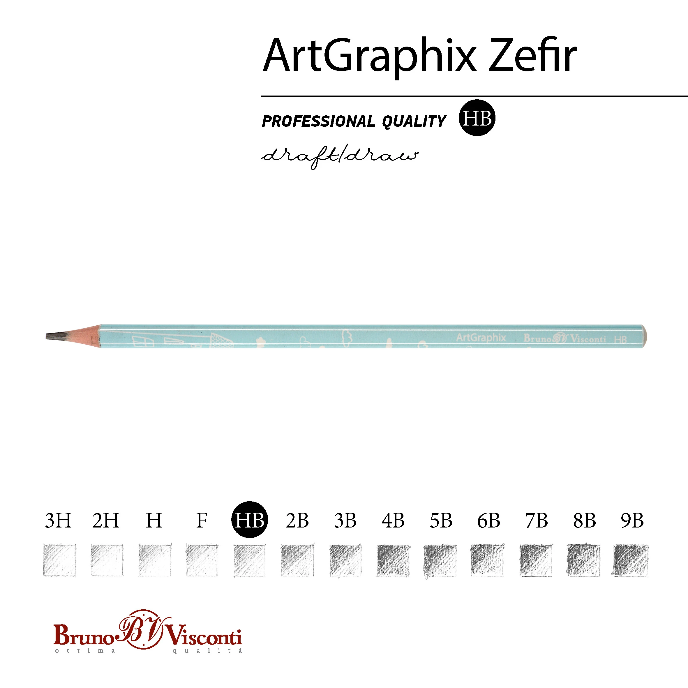 КАРАНДАШ ЧЕРНОГРАФИТОВЫЙ "ArtGraphix. Zefir. Облачка" НВ (пластиковый КАРАНДАШ ЧЕРНОГРАФИТОВЫЙ "ArtGraphix. Zefir. Облачка" НВ (пластиковый