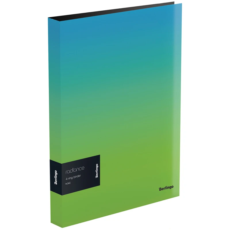 Папка на 4 кольцах Berlingo "Radiance", 24мм, 600мкм, D-кольца, с