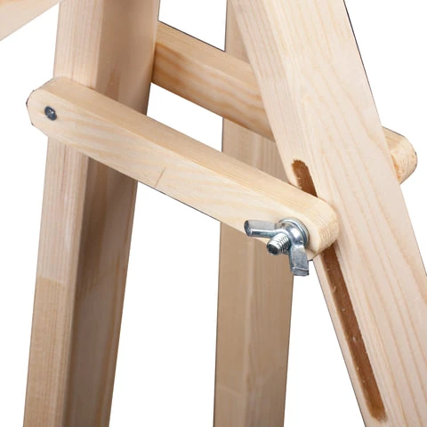 Мольберт напольный «Ученический», размер полок 130 см, угол 50-90°, в собранном