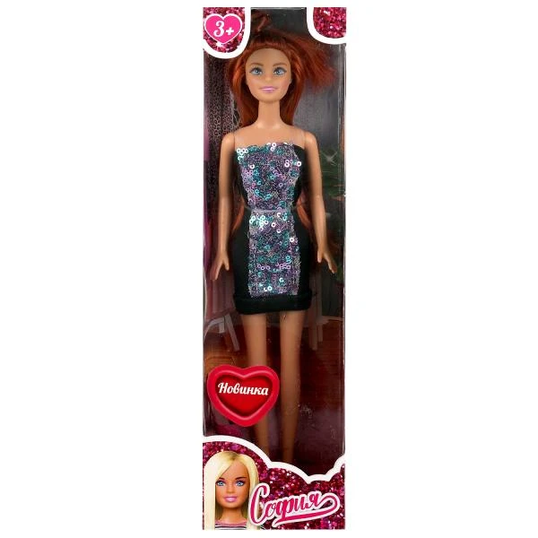 Кукла 29 см София, бесшарнирная, кор КАРАПУЗ