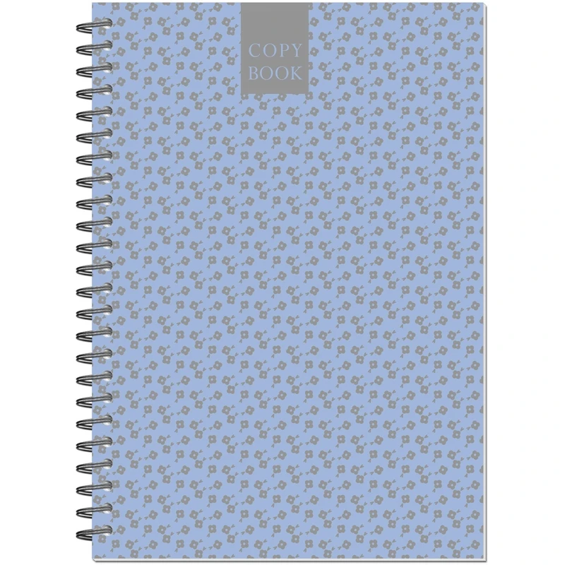 Бизнес-тетрадь А5,96л,точка,греб,обл.глянц.лам. Attache Fleur Лазурь Бизнес-тетрадь А5,96л,точка,греб,обл.глянц.лам. Attache Fleur Лазурь