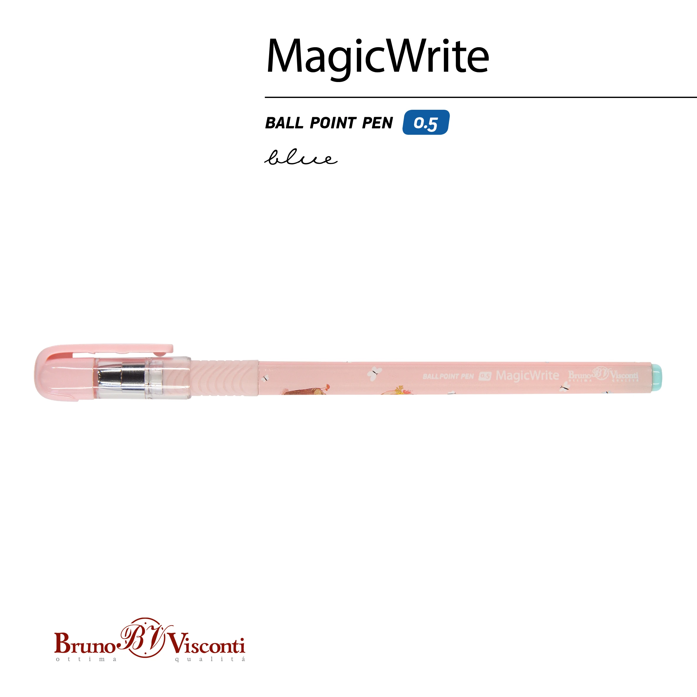 РУЧКА "MagicWrite. Forest Dream. Олененок на пеньке" ШАРИКОВАЯ, 0.5 РУЧКА "MagicWrite. Forest Dream. Олененок на пеньке" ШАРИКОВАЯ, 0.5