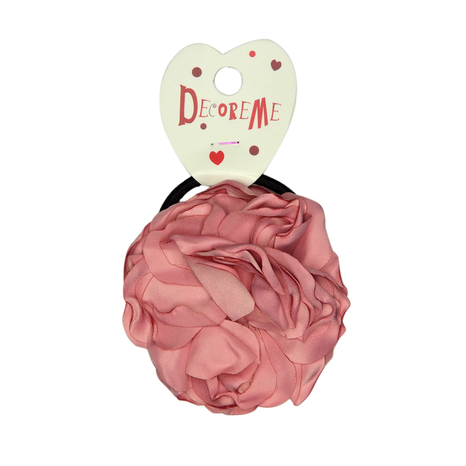 РЕЗИНКА ДЛЯ ВОЛОС "ОЧАРОВАТЕЛЬНАЯ РОЗА"1 ШТ, 3 ЦВЕТА