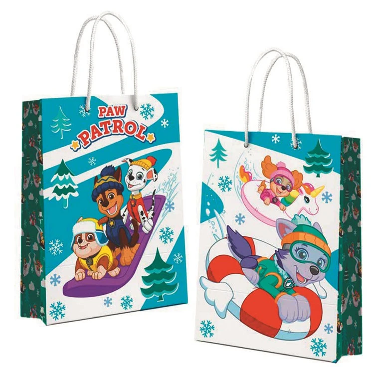 Щенячий патруль. Пакет подарочный большой, голубой, 250*350*100 мм. Щенячий патруль. Пакет подарочный большой, голубой, 250*350*100 мм.