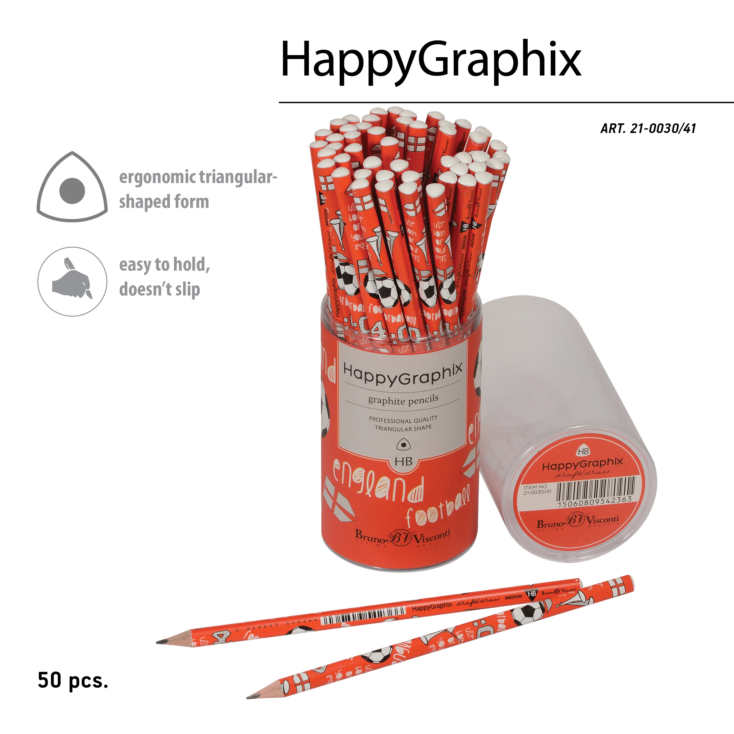 КАРАНДАШ ЧЕРНОГРАФИТОВЫЙ "HappyGraphix. Футбол.Чемпионы. Англия" НВ КАРАНДАШ ЧЕРНОГРАФИТОВЫЙ "HappyGraphix. Футбол.Чемпионы. Англия" НВ