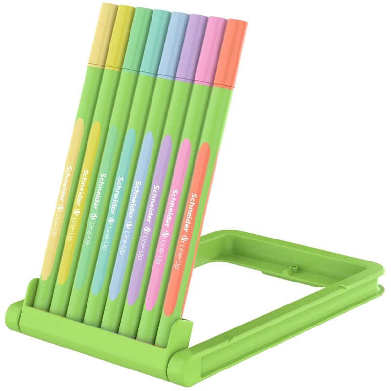 Набор капиллярных ручек Schneider "Line-Up Pastel" 08цв., 0,4мм, Набор капиллярных ручек Schneider "Line-Up Pastel" 08цв., 0,4мм,