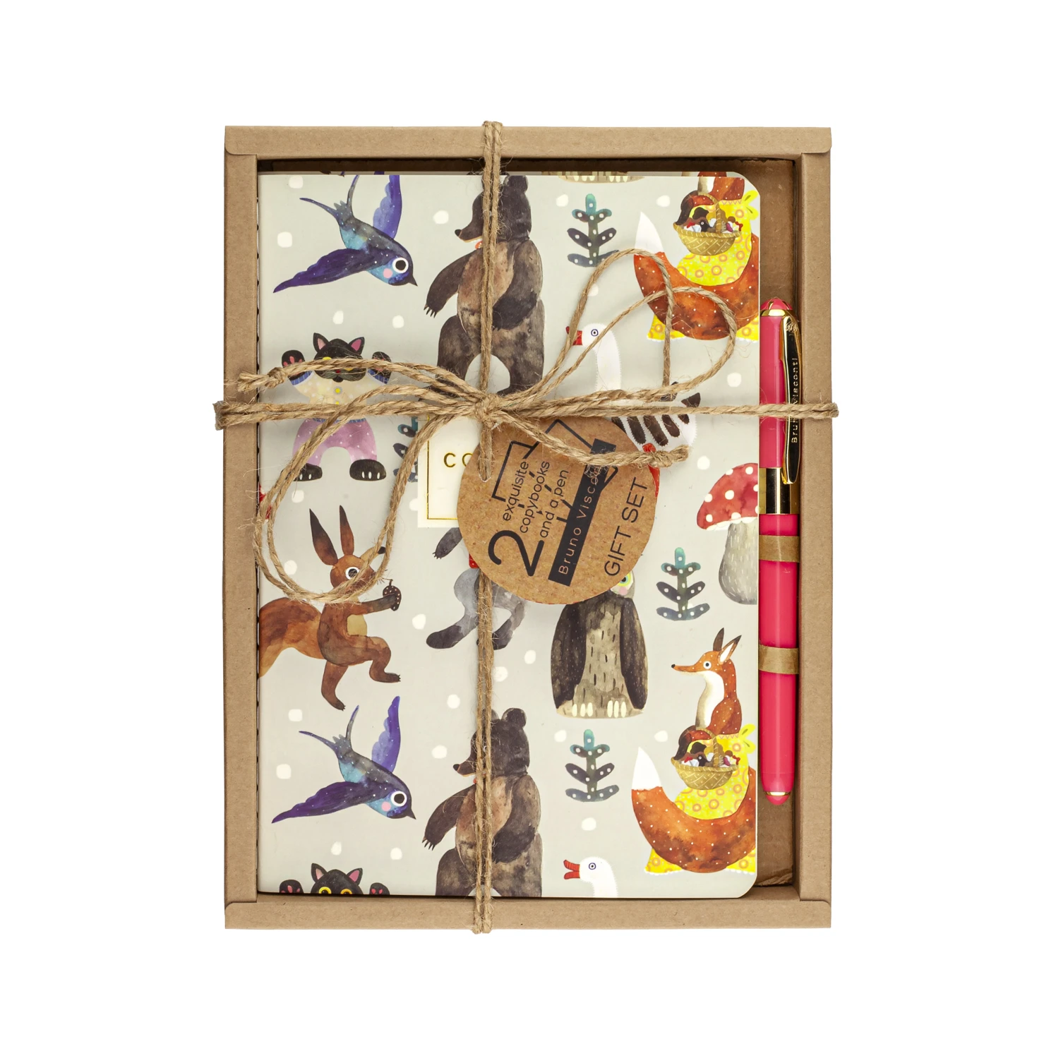 НАБОР ПОДАРОЧНЫЙ "ЗИМНЯЯ СКАЗКА" (ДВЕ ТЕТРАДИ BV И РУЧКА) НАБОР ПОДАРОЧНЫЙ "ЗИМНЯЯ СКАЗКА" (ДВЕ ТЕТРАДИ BV И РУЧКА)