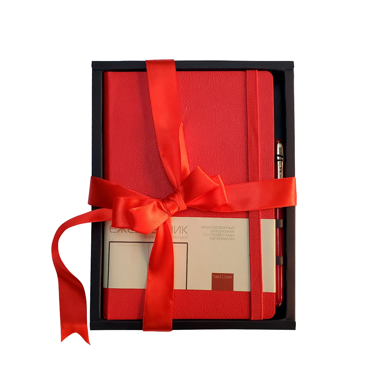 НАБОР ПОДАРОЧНЫЙ А5 "MONACO" (КРАСНЫЙ ЕЖЕДНЕВНИК И РУЧКА)