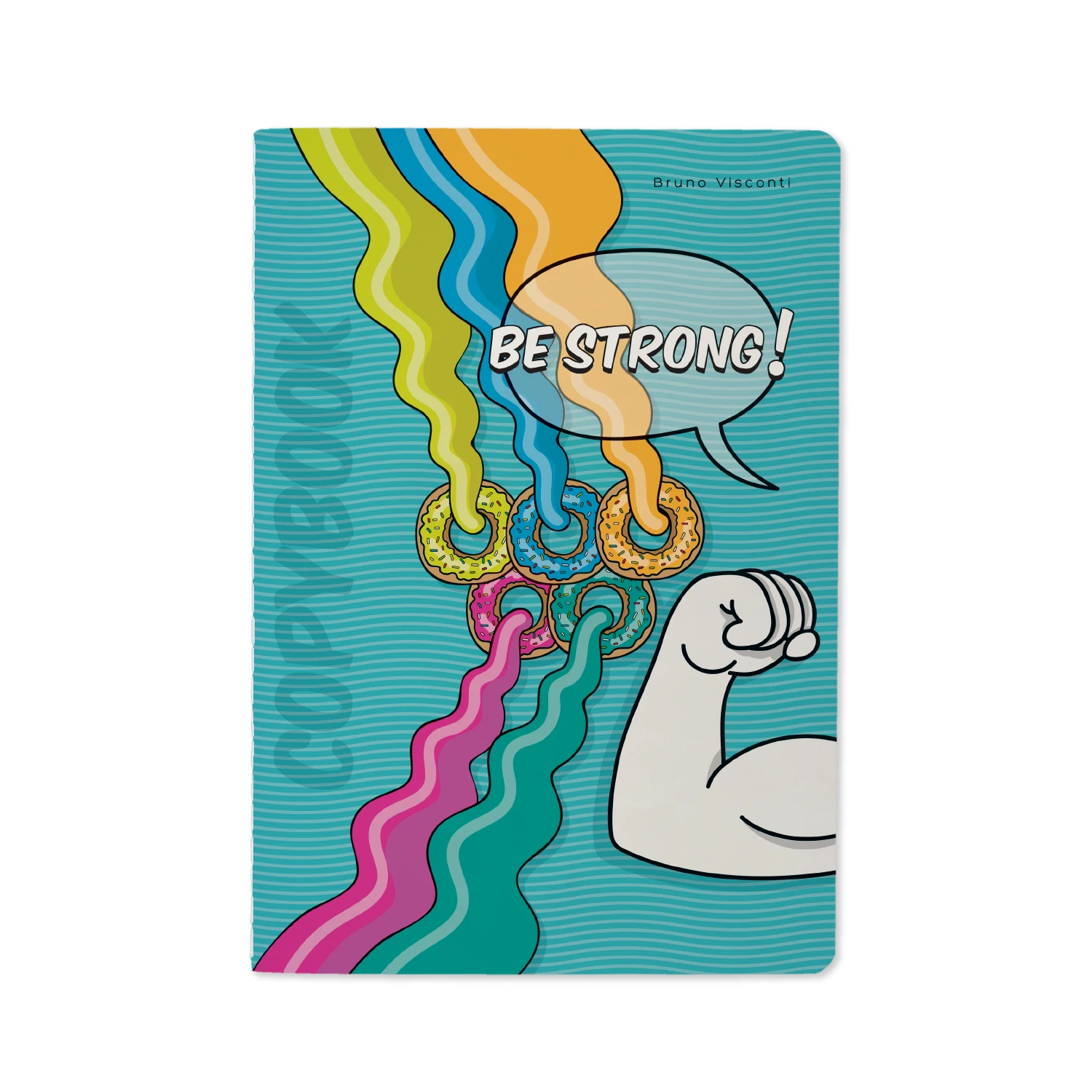 НАБОР ПОДАРОЧНЫЙ "BE STRONG" (ДВЕ ТЕТРАДИ BV И РУЧКА)