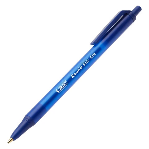 Ручки шариковые автоматические BIC "Round Stic Clic", НАБОР 3 шт., Ручки шариковые автоматические BIC "Round Stic Clic", НАБОР 3 шт.,