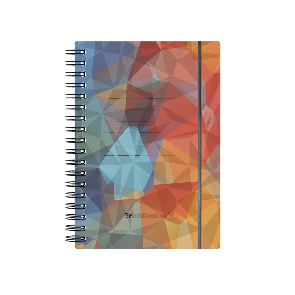 Тетрадь общая с пластиковой обложкой на спирали Erich Krause Dynamique, А6, 80 Тетрадь общая с пластиковой обложкой на спирали Erich Krause Dynamique, А6, 80