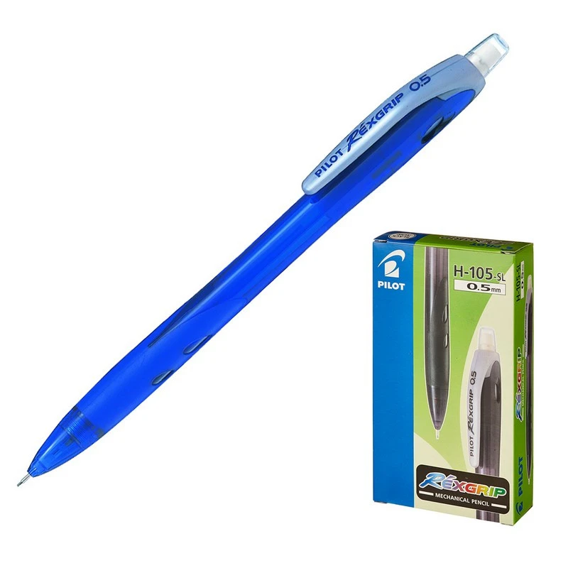 Карандаш механический PILOT H-105 REX GRIP 0,5мм Япония штр.  4902505274725