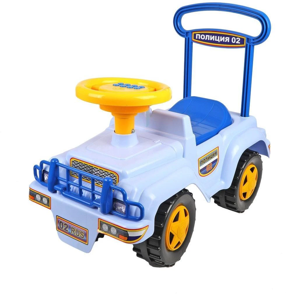 Автомобиль-каталка Полиция (муз. руль) У440