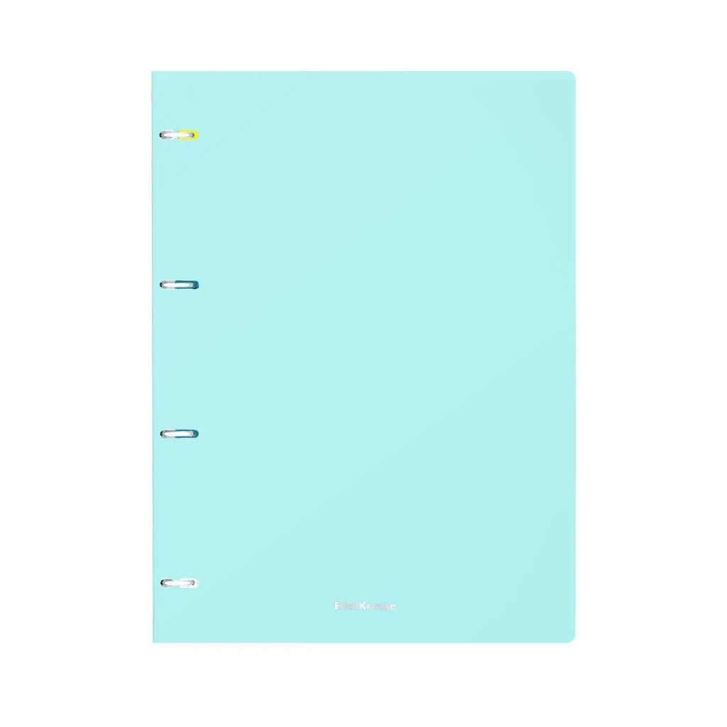 Тетрадь общая с пластиковой обложкой на кольцах Erich Krause Pastel Mint, А4, 80