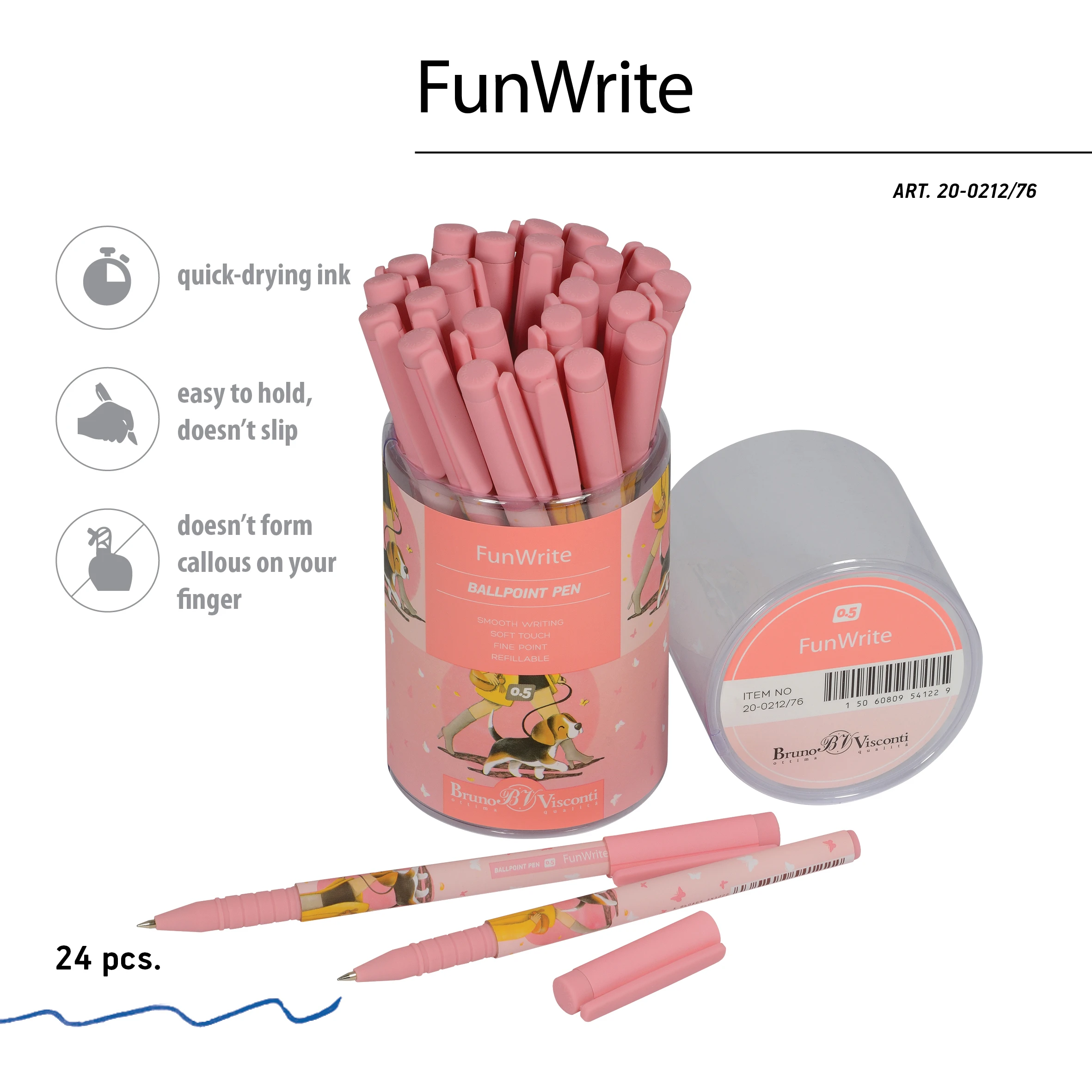 РУЧКА "FunWrite. Городская прогулка. Бигль" ШАРИКОВАЯ, 0.5 ММ, СИНЯЯ РУЧКА "FunWrite. Городская прогулка. Бигль" ШАРИКОВАЯ, 0.5 ММ, СИНЯЯ