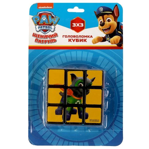 Логическая игра Щенячий Патруль кубик 3х3, блист.11*17*9см. ИГРАЕМ ВМЕСТЕ Логическая игра Щенячий Патруль кубик 3х3, блист.11*17*9см. ИГРАЕМ ВМЕСТЕ