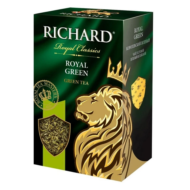 Чай Richard Royal Green зел.лист., 90г Чай Richard Royal Green зел.лист., 90г