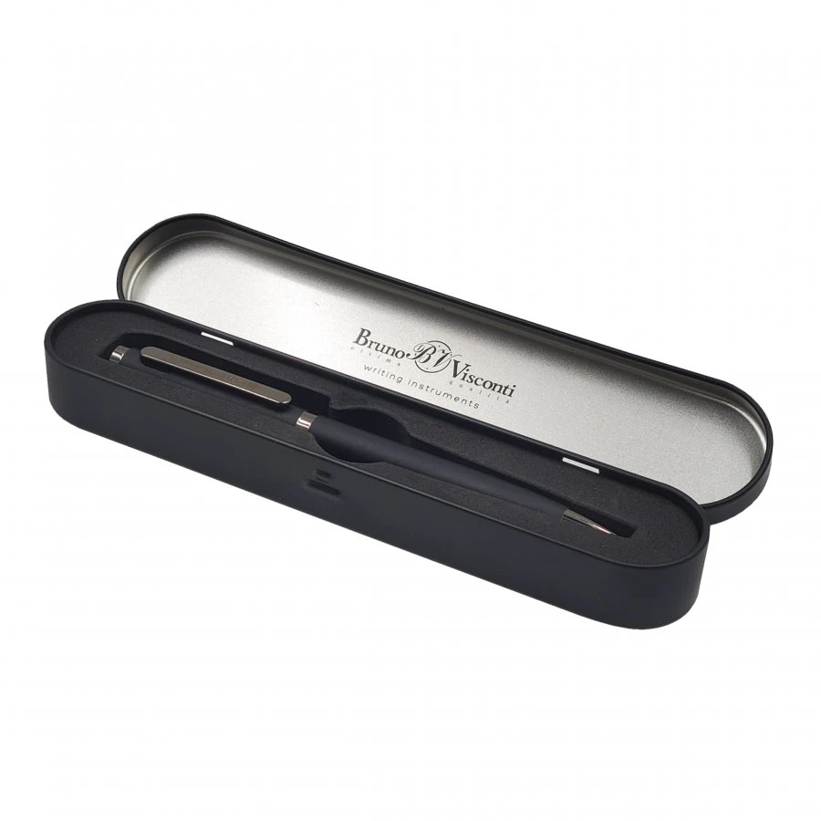 РУЧКА "FIRENZE" В МЕТАЛЛИЧЕСКОМ ФУТЛЯРЕ, 1.00 ММ, СИНЯЯ (корпус