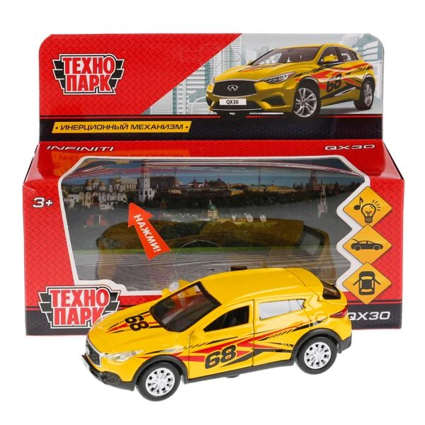 Машина металл свет-звук NISSAN INFINITI QX30, 12 см, откр дв.,
