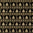 Бумага упаковочная новогодняя "Black&Gold" 70х100 см, 10 дизайнов