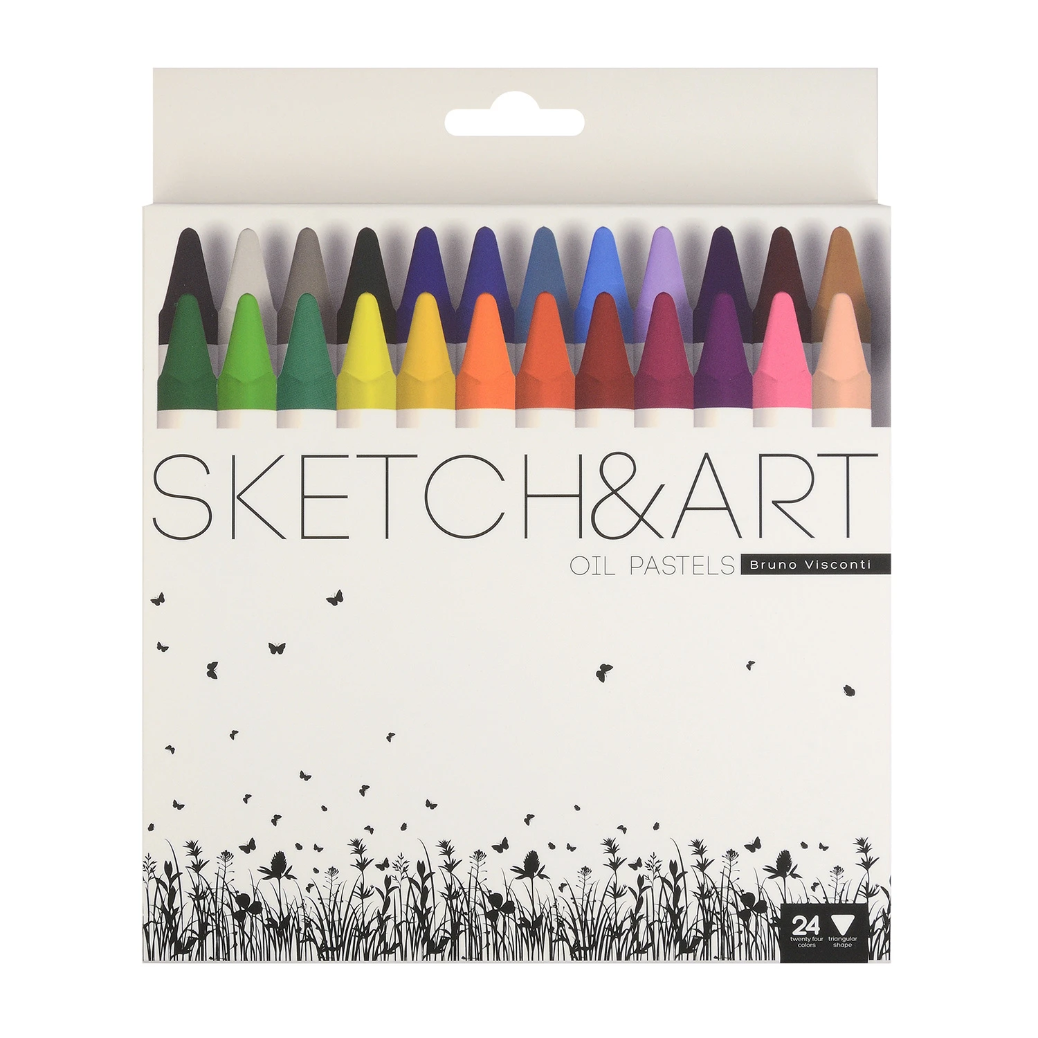 МАСЛЯНАЯ ПАСТЕЛЬ "SKETCH&ART" 24 ЦВ. (мелки трехгранной формы) МАСЛЯНАЯ ПАСТЕЛЬ "SKETCH&ART" 24 ЦВ. (мелки трехгранной формы)