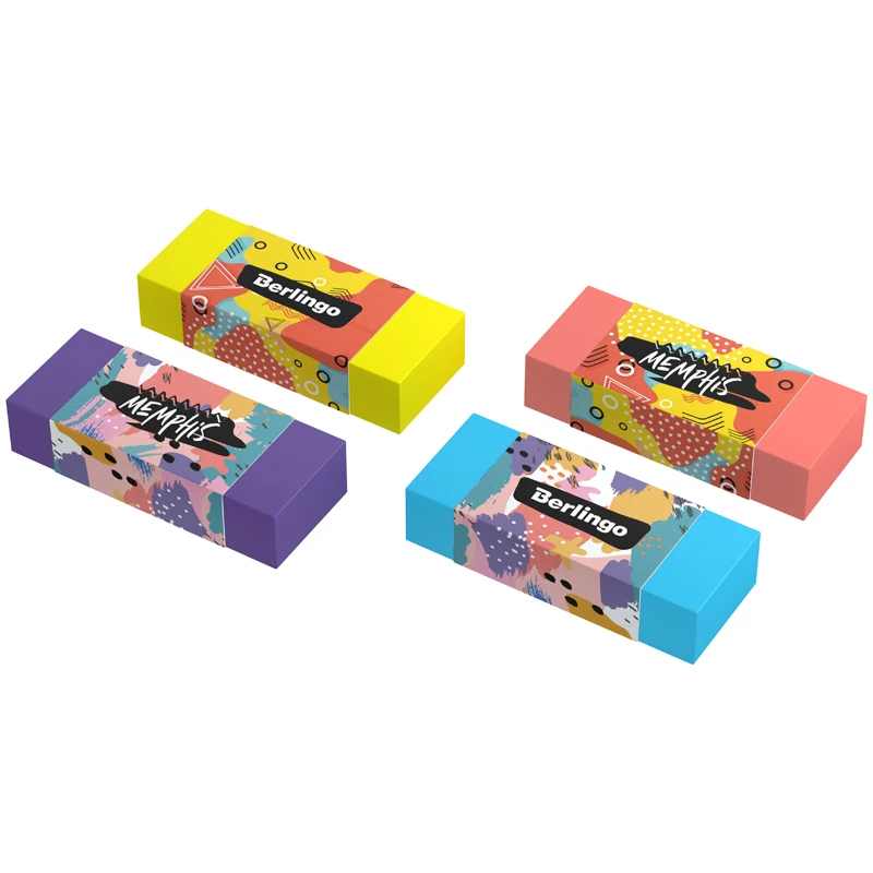 Ластик Berlingo "Memphis", прямоугольный, 50*20*11мм. Ластик Berlingo "Memphis", прямоугольный, 50*20*11мм.