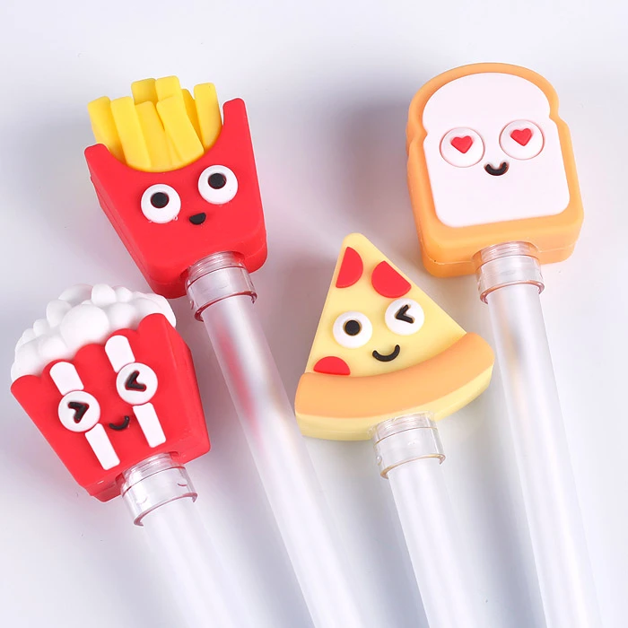 Ручка гелевая синяя "Darvish" Снеки