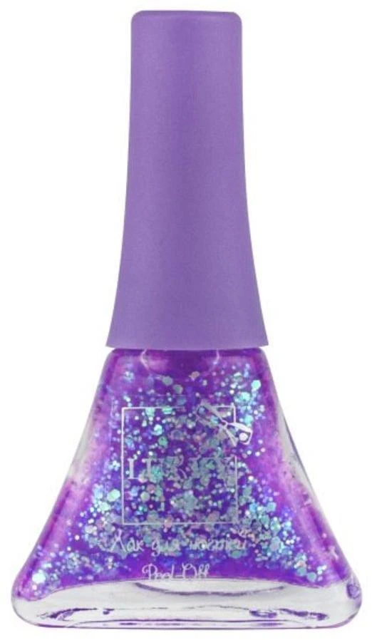 Лак для ногтей peel-off серии Конфетти-Микс фиалковый перламутр с блёстками 5,5 Лак для ногтей peel-off серии Конфетти-Микс фиалковый перламутр с блёстками 5,5