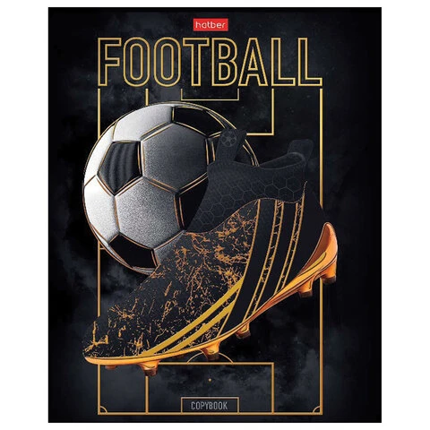 Тетрадь А5 48 листов, HATBER скоба, клетка, матовая ламинация, 3D, Тетрадь А5 48 листов, HATBER скоба, клетка, матовая ламинация, 3D,