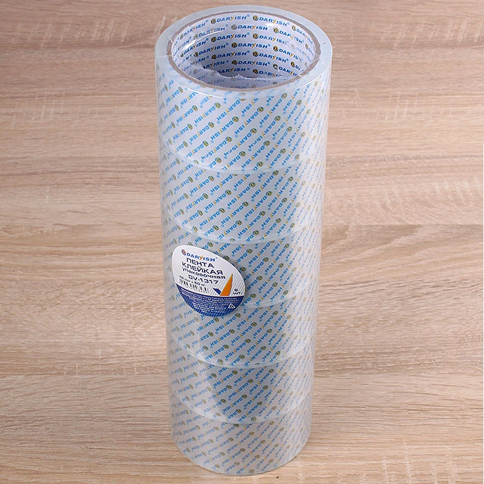 Лента клейкая 48мм*50м "Darvish" прозрачная (скотч) Лента клейкая 48мм*50м "Darvish" прозрачная (скотч)