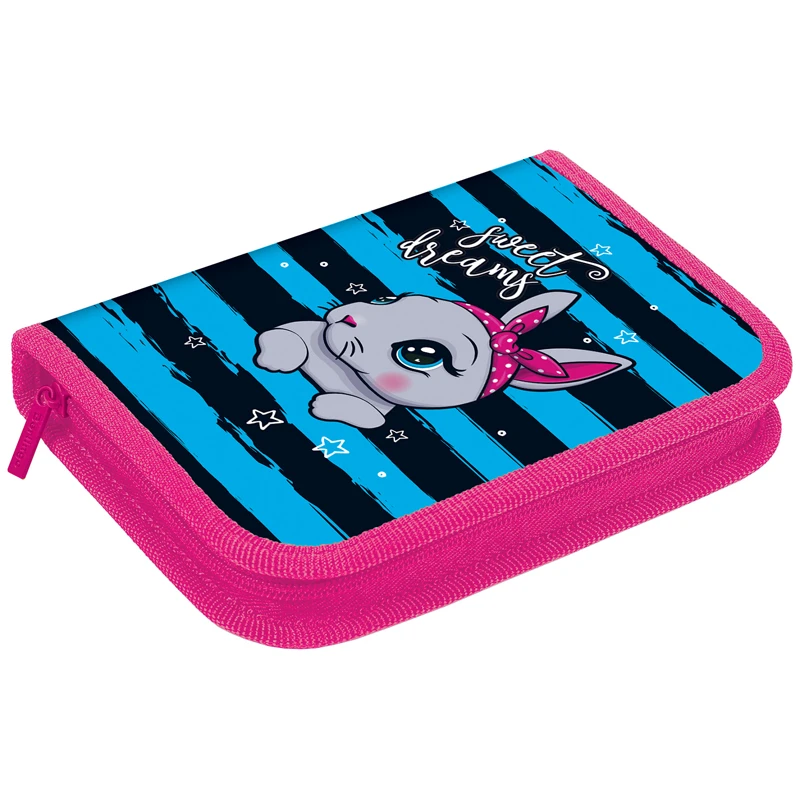 Пенал 1 отделение, 200*140*40 Berlingo "Little bunny", дополнительная