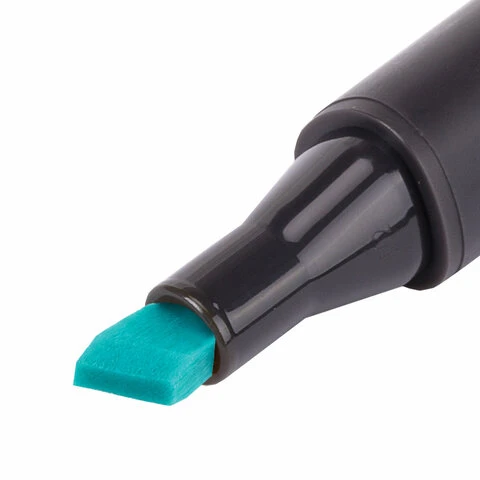 Маркер для скетчинга двусторонний 1 мм - 6 мм BRAUBERG ART CLASSIC, БИРЮЗОВЫЙ