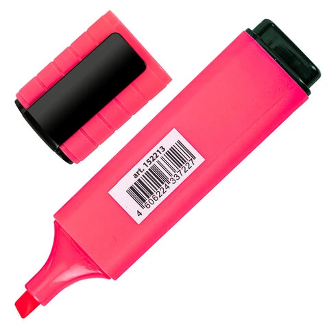 Текстовыделитель BRAUBERG "ORIGINAL NEON", РОЗОВЫЙ, линия письма 1-5 Текстовыделитель BRAUBERG "ORIGINAL NEON", РОЗОВЫЙ, линия письма 1-5