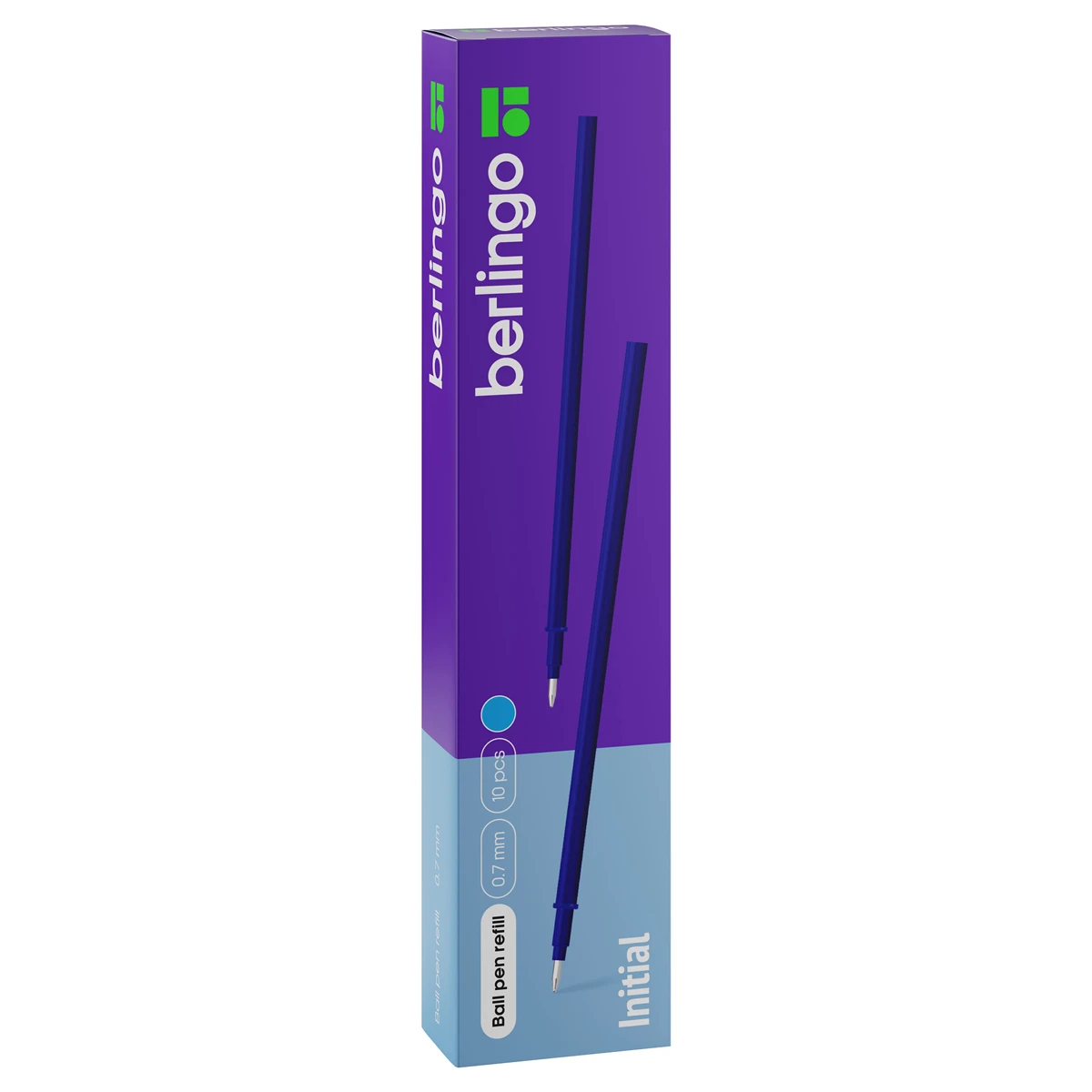 Стержень шариковый Berlingo "Initial" светло-синий, 122мм, 0,7мм Стержень шариковый Berlingo "Initial" светло-синий, 122мм, 0,7мм