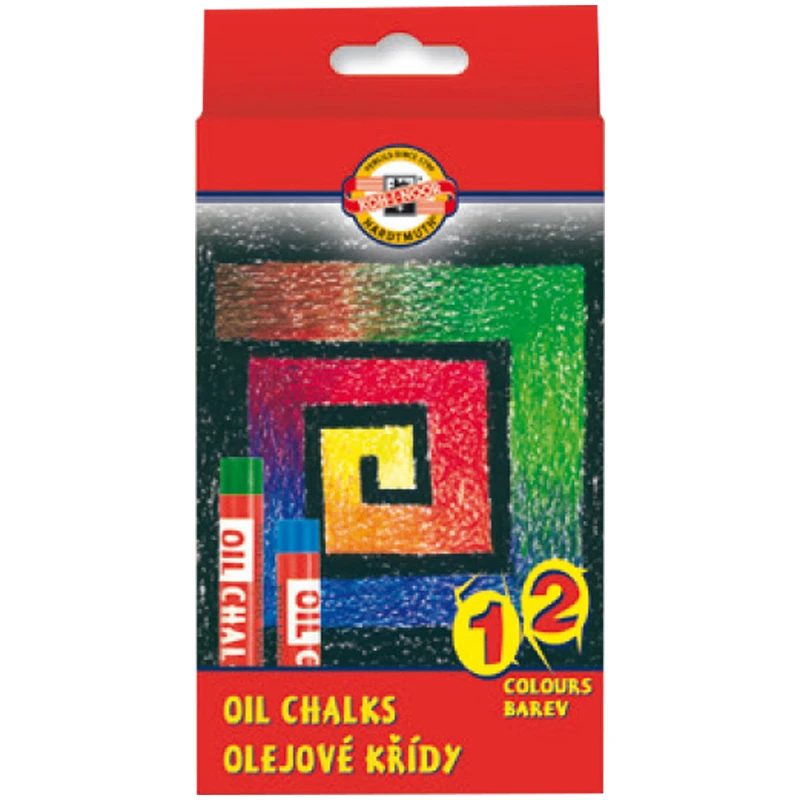 Пастель масляная Koh-I-Noor "8312", 12цв., картон. упак.