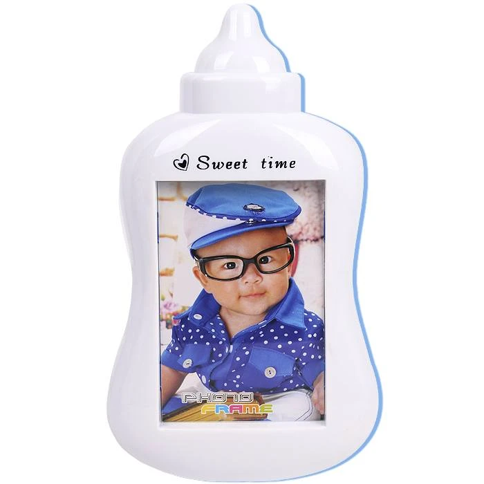 Фоторамка 8*12см пластиковая "Darvish" в форме детской бутылочки