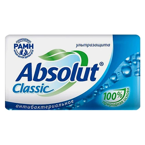 Туалетное мыло Absolut Classic, Ультра защита, 90 г