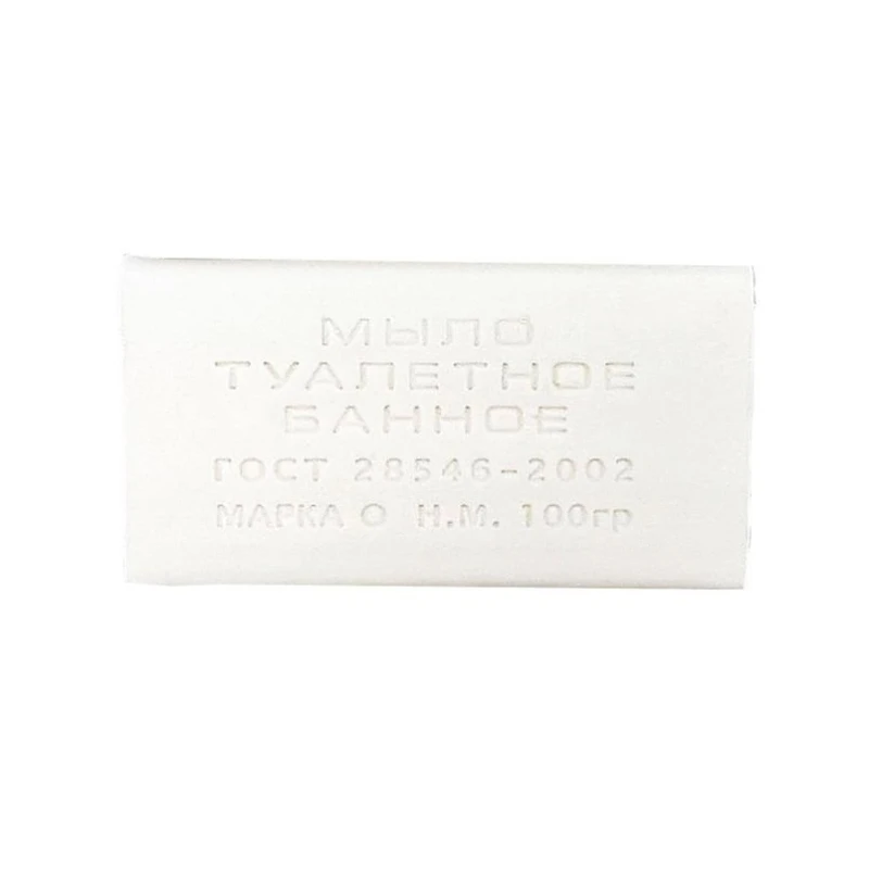 Мыло туалетное Банное без обертки 100гр. МКТУ0321