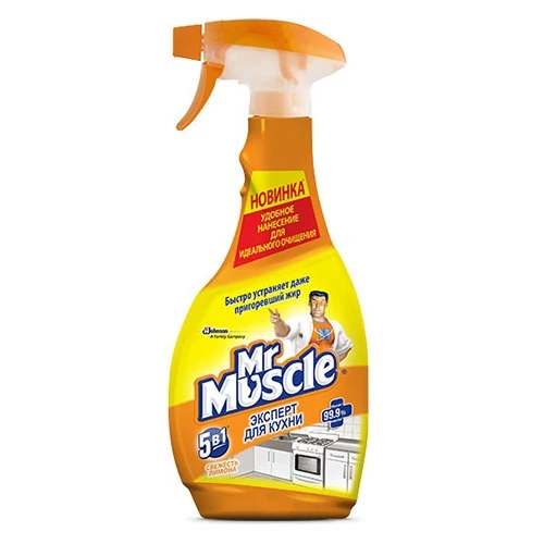 Моющее средство Mr. Muscle Свежесть лимона, 500 мл Моющее средство Mr. Muscle Свежесть лимона, 500 мл