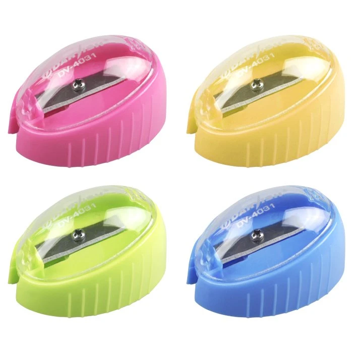 Точилка пластиковая "Darvish" ассорти с контейнером Точилка пластиковая "Darvish" ассорти с контейнером