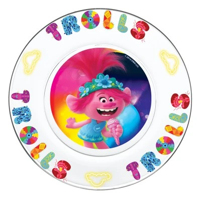 Тарелка «Тролли 2» Серия Поп, 19,5 см, стекло