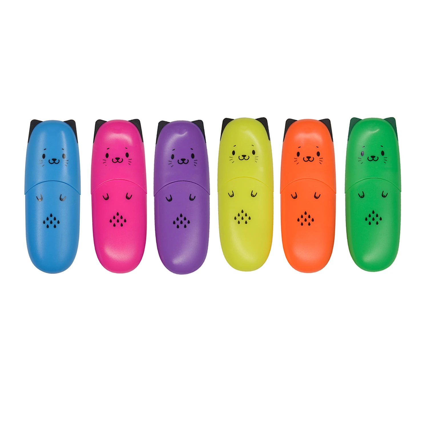 ТЕКСТОВЫДЕЛИТЕЛЬ "MEOW MARKER" 6 ярких цветов ТЕКСТОВЫДЕЛИТЕЛЬ "MEOW MARKER" 6 ярких цветов