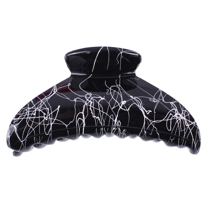 Краб для волос с узором, цвет ассорти