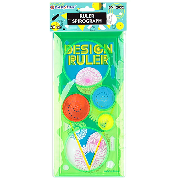 Линейка-спирограф 20см Линейка-спирограф 20см