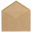 Конверты С6 (114х162 мм) КРАФТ, клей, 90 г/м2, КОМПЛЕКТ 1000 шт., треугольный