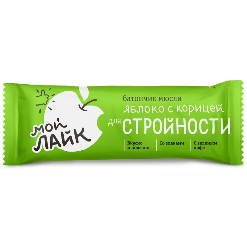 Батончик мюсли Леовит Яблоко с корицей для стройности, (30б/25г) Батончик мюсли Леовит Яблоко с корицей для стройности, (30б/25г)