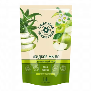 БК Люб.Кос. Жидкое мыло деликатный уход алоэ яблоко 460г/15шт БК Люб.Кос. Жидкое мыло деликатный уход алоэ яблоко 460г/15шт